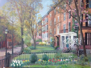 "Mount Vernon Street, Beacon Hill" by Celia Judge