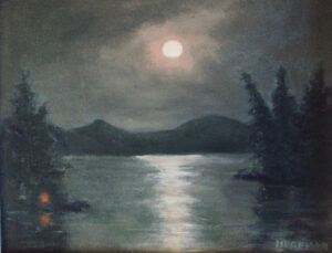 Suzanne Lingeman Moon Over Lake George