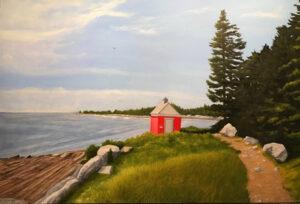 Ken Northup Oil House at Pemaquid Point