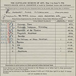 Click image to enlarge and see Fitzwilliam's entries and pricing in 1946 at the Cleveland Museum of Art 