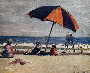 Agnes Abbot, "A Day at the Beach"