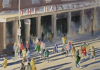 Dr. Harry Senger, The Harvard Coop, Watercolor