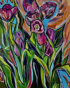Catherine Gruetzke Blais Tulip Abstraction